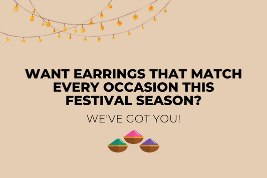 Shimmer and Shine: Earrings to Elevate Your Festive Look!