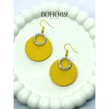 Mela Danglers Fabric Traditional Earring